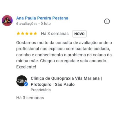 Avaliação da Ana Paula